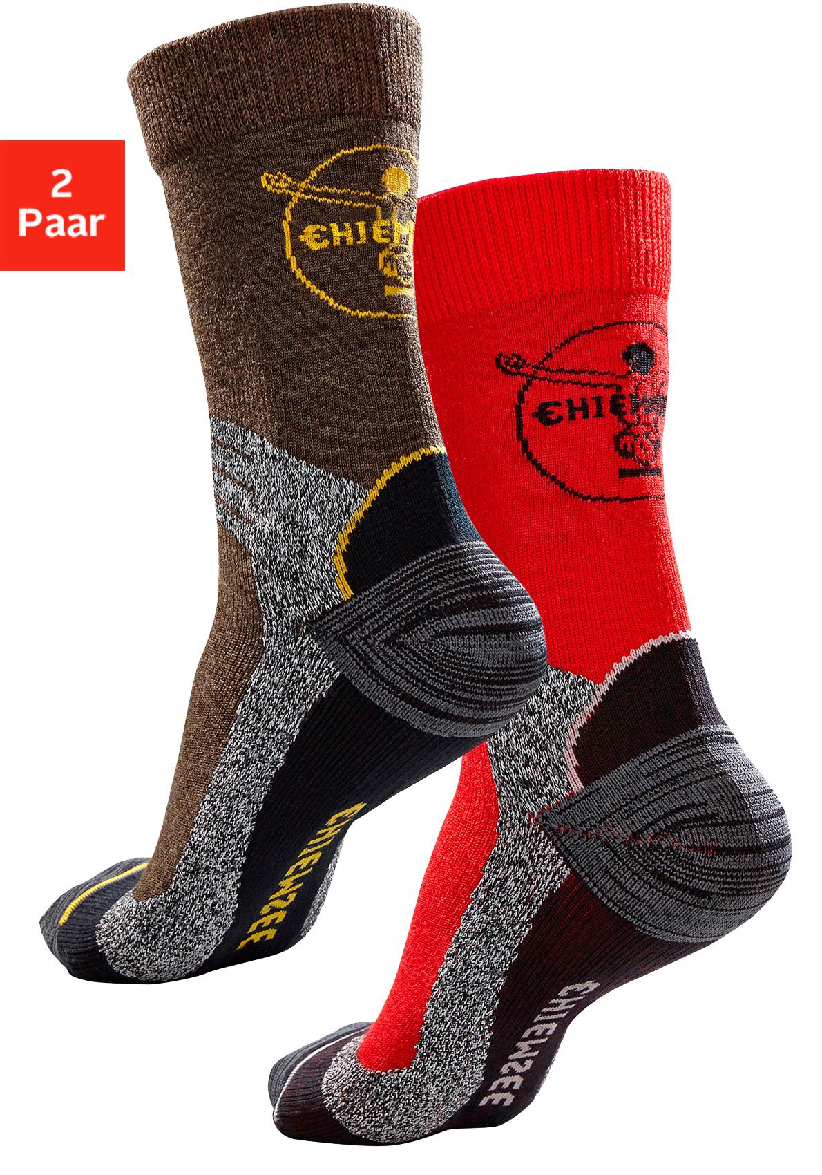 Chiemsee Wandersocken, (Packung, 2 Paar), mit gepolsterten Dämpfungszonen von Chiemsee