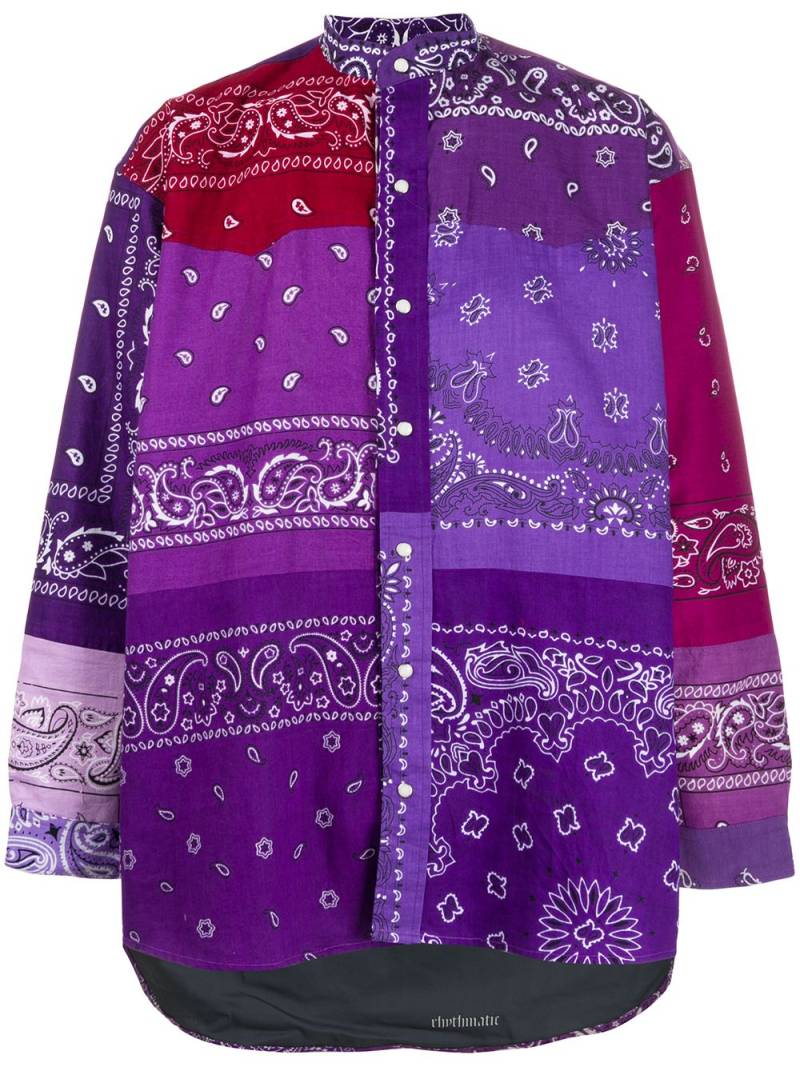 Children Of The Discordance bandana print shirt - Purple von Children Of The Discordance