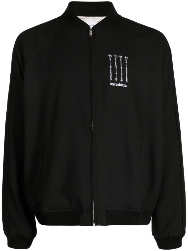 Children Of The Discordance graphic-print zip-up jacket - Black von Children Of The Discordance