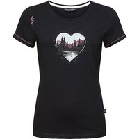 CHILLAZ Damen Klettershirt Gandia Mountain Heart schwarz | 36 CHILLAZ Damen Klettershirt Gandia Mountain Heart schwarz | 36 von Chillaz