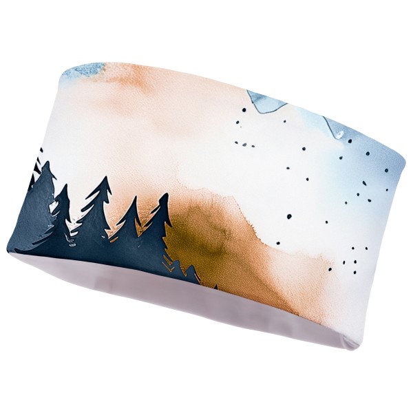 Chillaz - Mountain Watercolor - Stirnband Gr One Size weiß von Chillaz