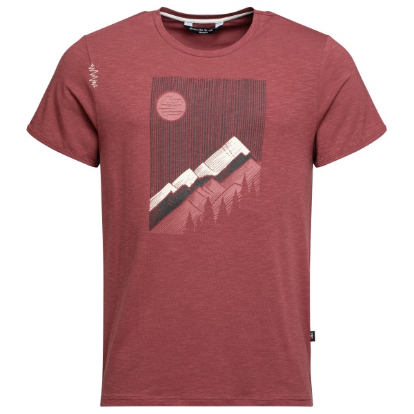 Chillaz - Sunny Mountains T-Shirt - T-Shirt Gr L rot von Chillaz