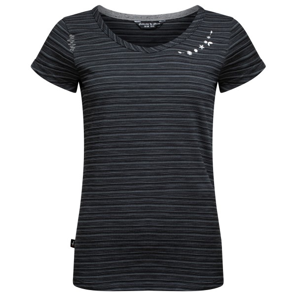 Chillaz - Women's Fancy Flower T-Shirt - T-Shirt Gr 44 schwarz von Chillaz