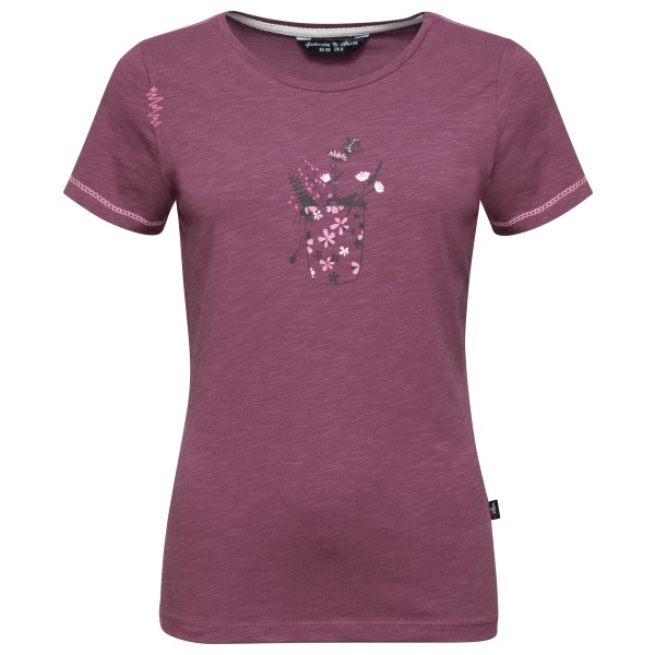 Chillaz - Women's Gandia Chalkbag Flower - T-Shirt Gr 36 lila von Chillaz