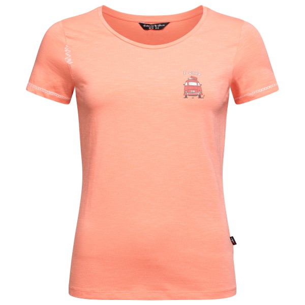 Chillaz - Women's Gandia E Ciao T-Shirt - T-Shirt Gr 34;36;38;40;42;44 lila/rosa;rot;rot/rosa von Chillaz