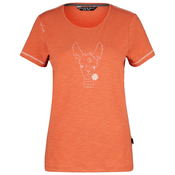 Chillaz - Women's Happy Alpaca Bergfreunde - T-Shirt Gr 34;36;38;40;42 orange;rosa;weiß von Chillaz