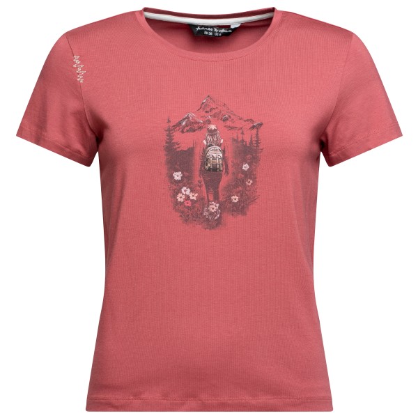 Chillaz - Women's Iseo Mountain Paradise T-Shirt - T-Shirt Gr 32 rosa/rot von Chillaz