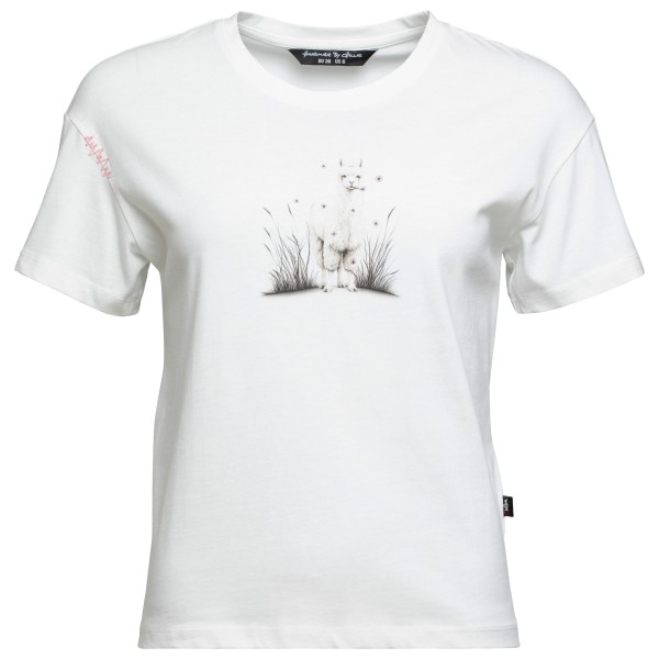 Chillaz - Women's Leoben Alpaca Meadow T-Shirt - T-Shirt Gr 36 weiß von Chillaz