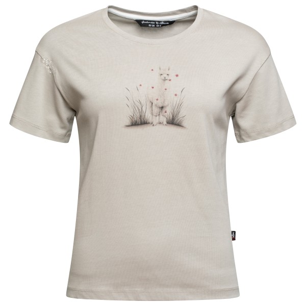 Chillaz - Women's Leoben Alpaca Meadow T-Shirt - T-Shirt Gr 40 grau von Chillaz