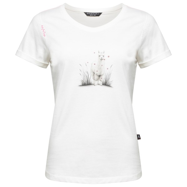 Chillaz - Women's Ötztal Alpaca Meadow - T-Shirt Gr 34;36;38;40;42;44 weiß von Chillaz