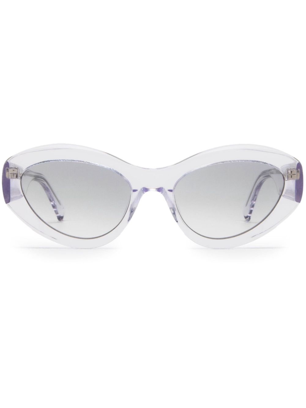 Chimi 09 oval-frame sunglasses - White von Chimi