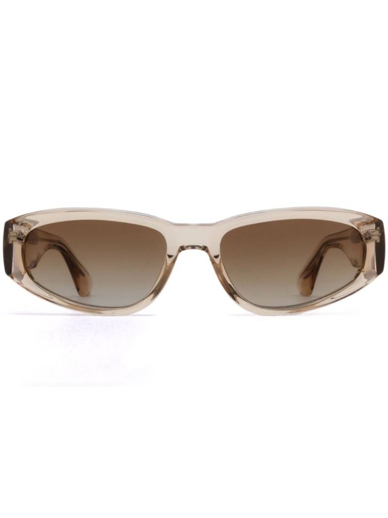 Chimi 09 oval-frame sunglasses - Brown von Chimi