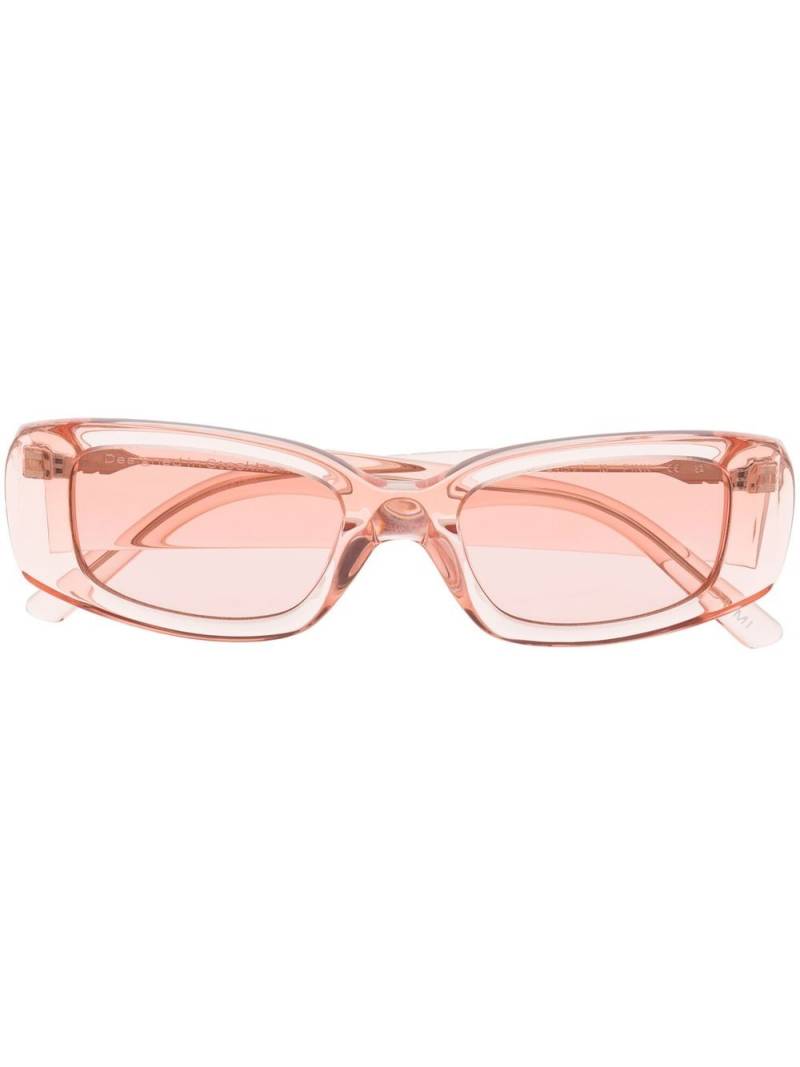 Chimi 10 rectangle-frame sunglasses - Pink von Chimi