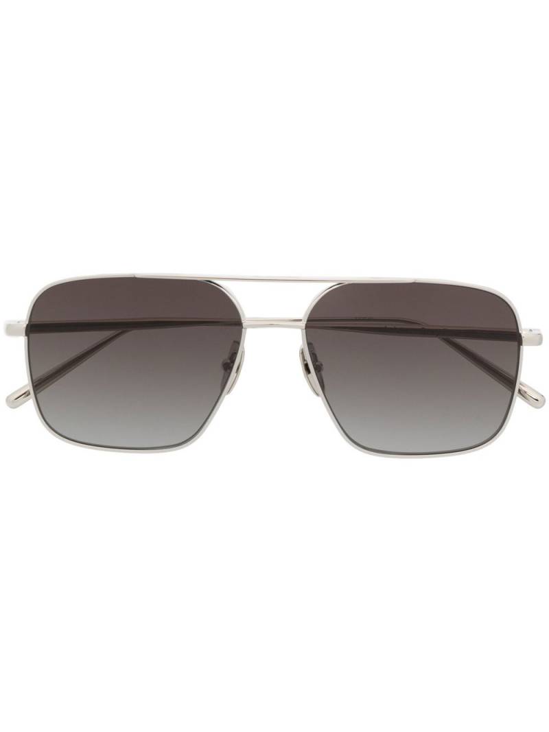 Chimi tilted square-frame sunglasses - Silver von Chimi