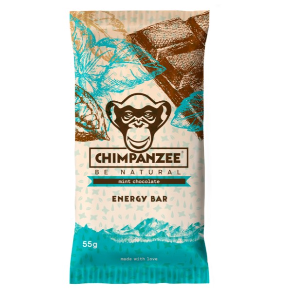 Chimpanzee - Energy Bar Mint Chocolate - Energieriegel Gr 55 g von Chimpanzee