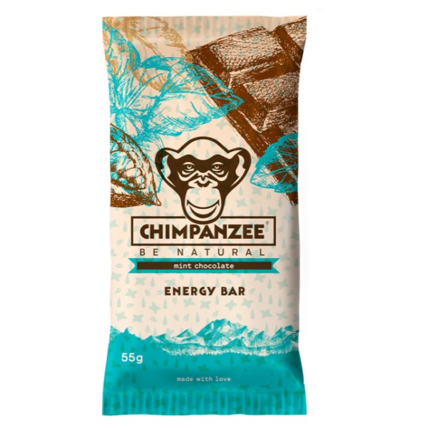 Chimpanzee - Energy Bar Mint Chocolate - Energieriegel Gr 55 g von Chimpanzee