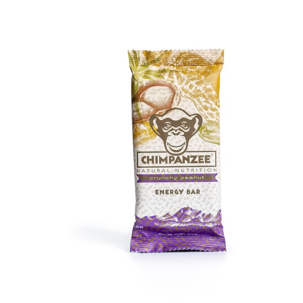 Chimpanzee - Energy Bar Vegan Crunchy Erdnuss - Energieriegel Gr 55 g von Chimpanzee