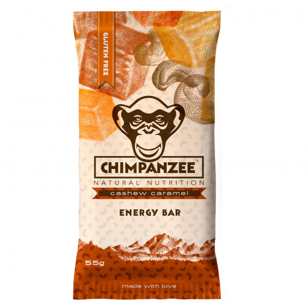 Chimpanzee - Energy Riegel Cashew Caramel - Energieriegel Gr 55 g Chimpanzee - Energy Riegel Cashew Caramel - Energieriegel Gr 55 g von Chimpanzee