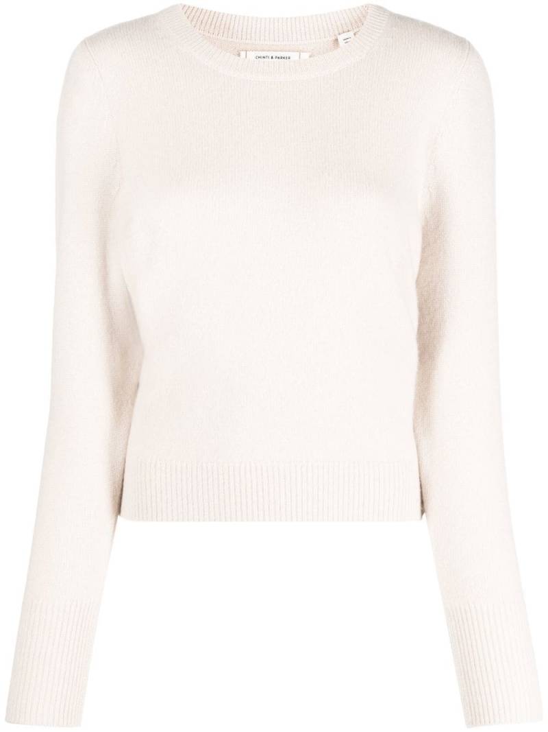 Chinti & Parker ribbed-knit cashmere sweater - Neutrals von Chinti & Parker