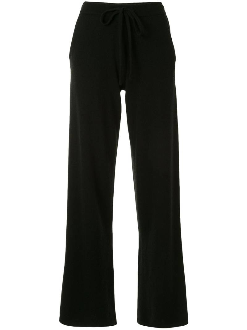 Chinti & Parker wide leg track pants - Black von Chinti & Parker