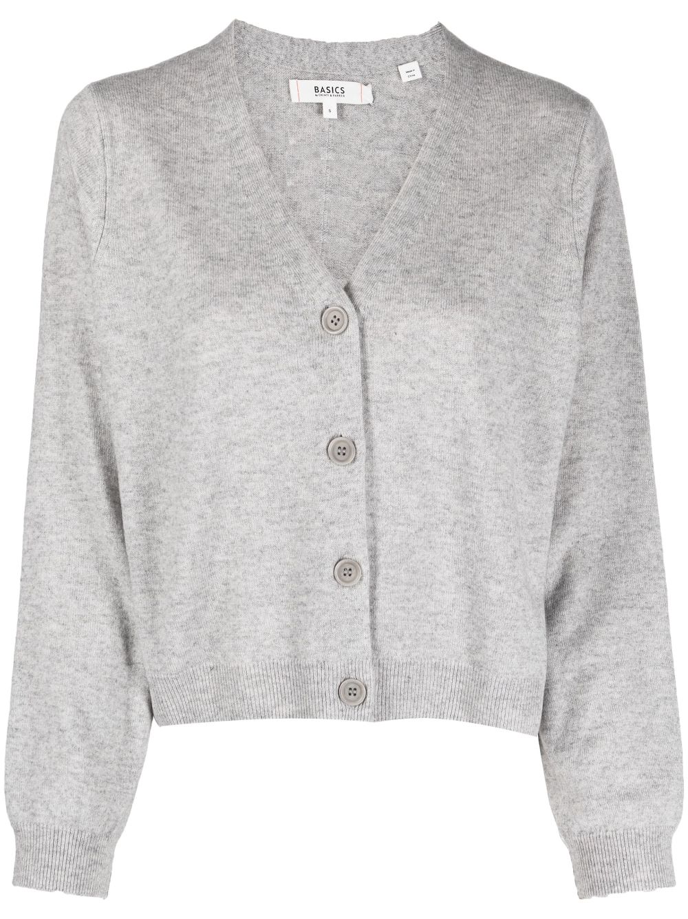 Chinti & Parker wool-cashmere blend cropped cardigan - Grey von Chinti & Parker