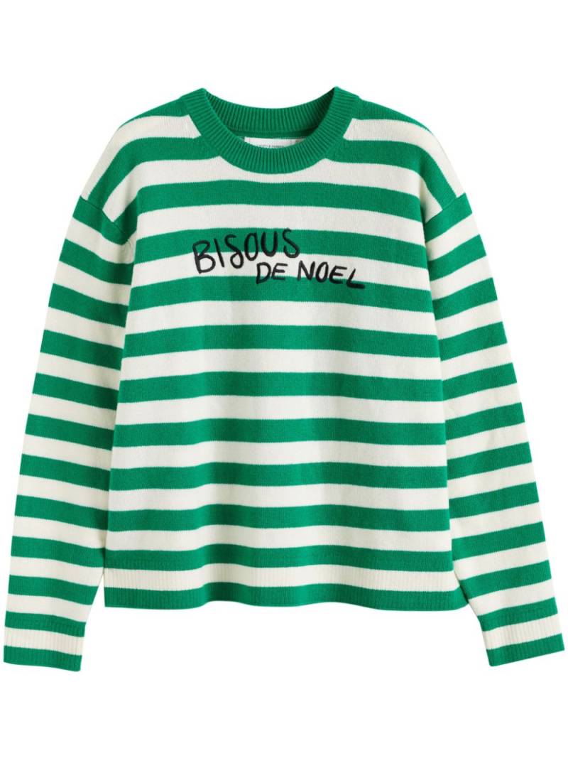 Chinti & Parker Bisous jumper - Green von Chinti & Parker