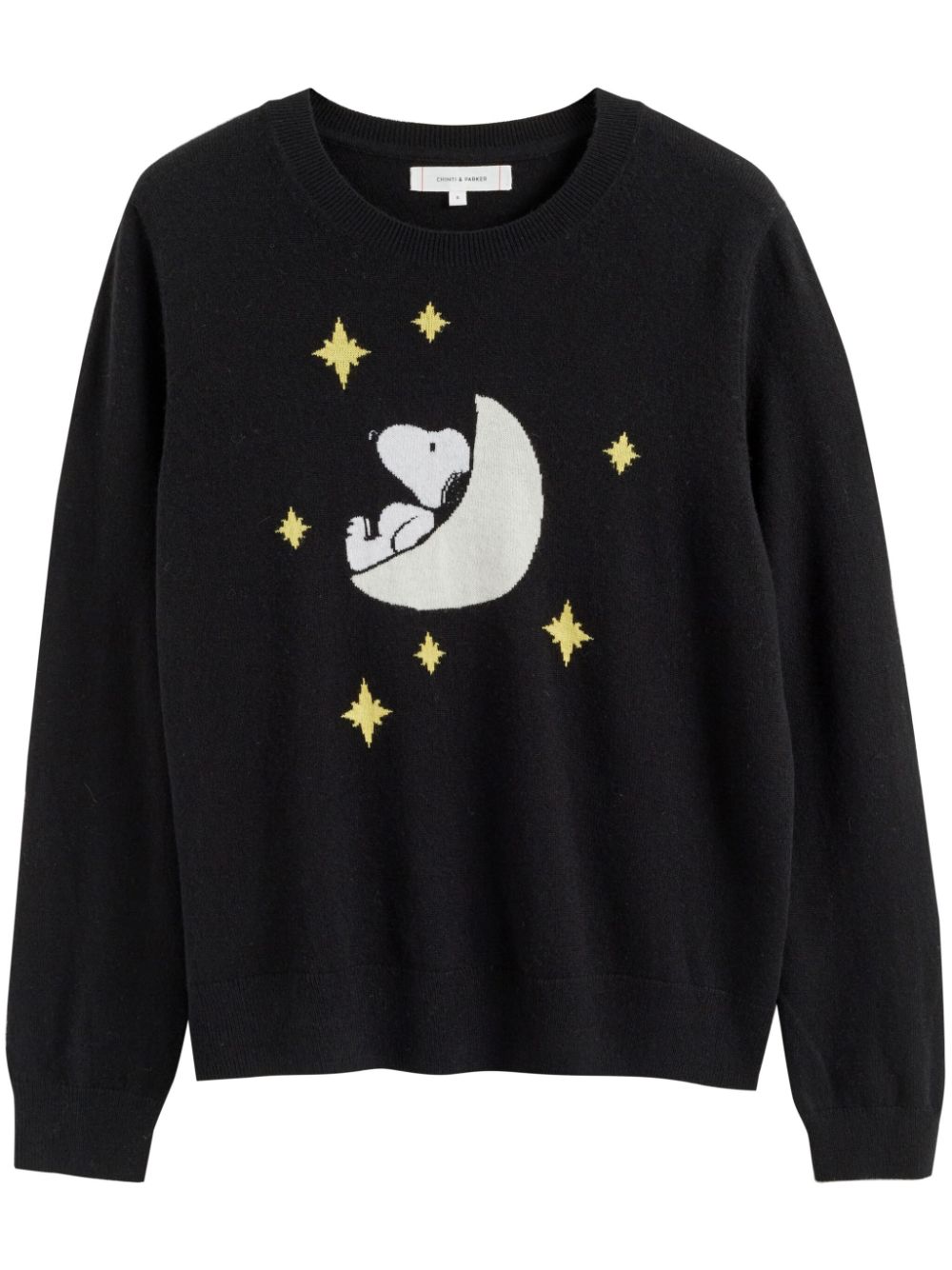 Chinti & Parker Dreaming Snoopy jumper - Black von Chinti & Parker