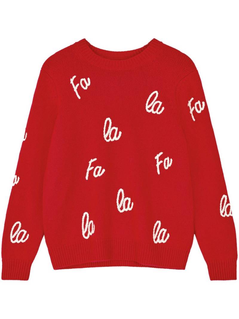 Chinti & Parker Fa Lala hand-embroidered jumper von Chinti & Parker