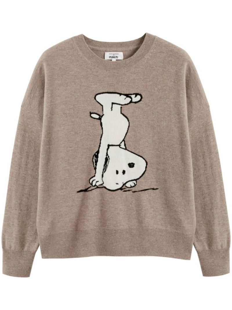 Chinti & Parker Handstand Snoopy jumper - Neutrals von Chinti & Parker