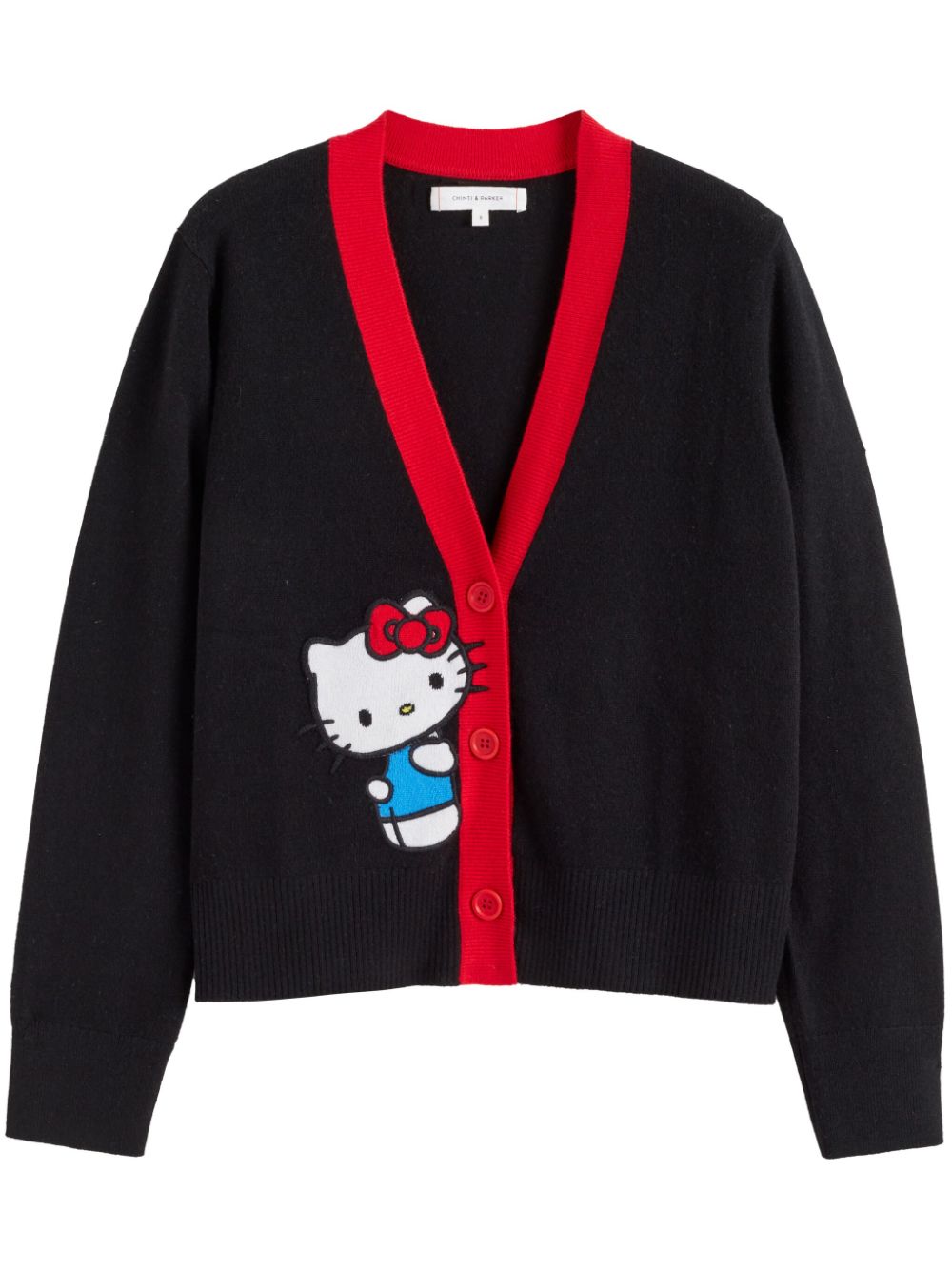 Chinti & Parker Hello Kitty cardigan - Black von Chinti & Parker