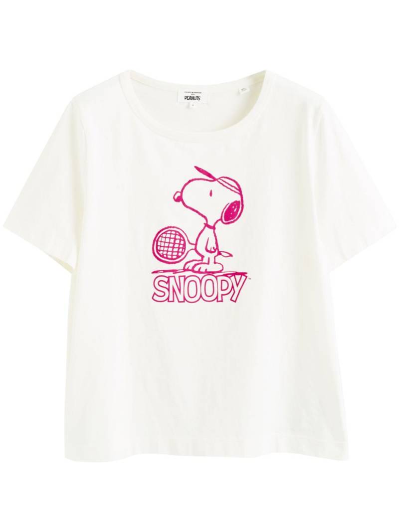 Chinti & Parker Retro Snoopy round-neck T-shirt - White von Chinti & Parker