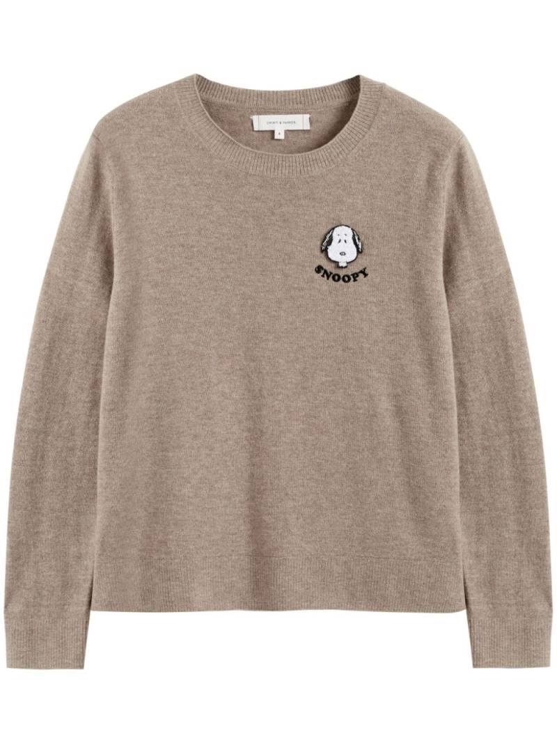 Chinti & Parker Snoopy Badge sweater - Neutrals von Chinti & Parker