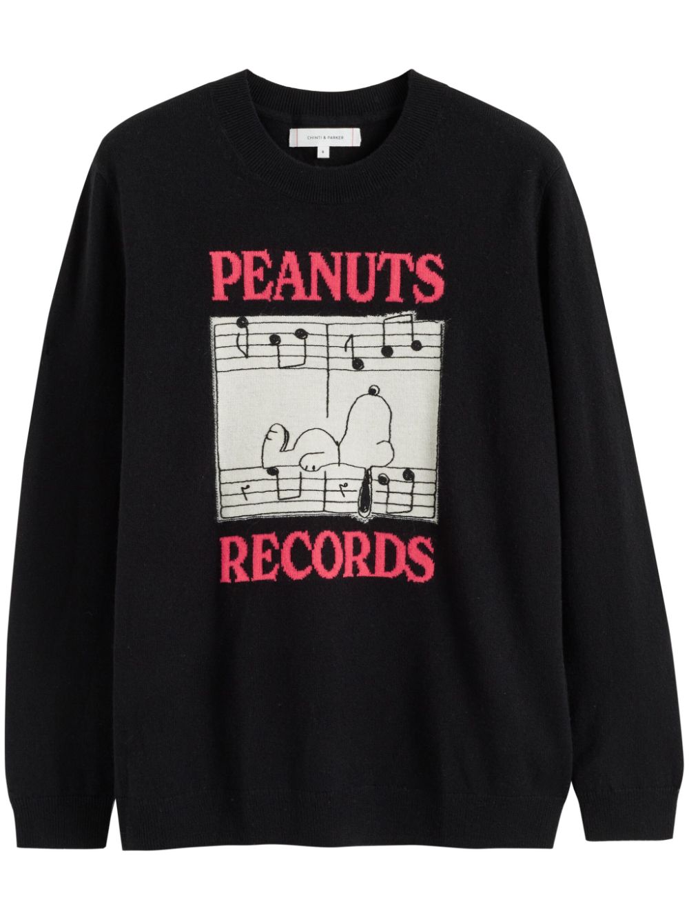 Chinti & Parker Snoopy Records jumper - Black von Chinti & Parker