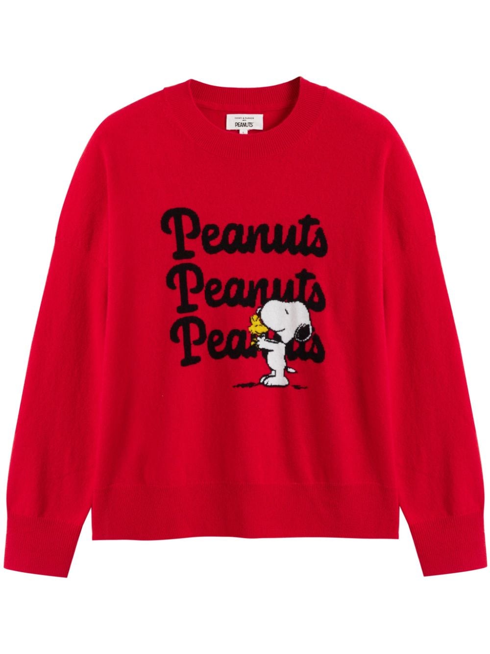 Chinti & Parker Snoopy & Woodstock jumper - Red von Chinti & Parker