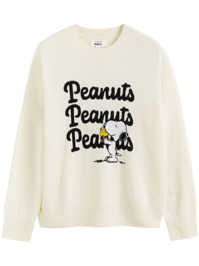 Chinti & Parker Snoopy & Woodstock sweater - Neutrals von Chinti & Parker