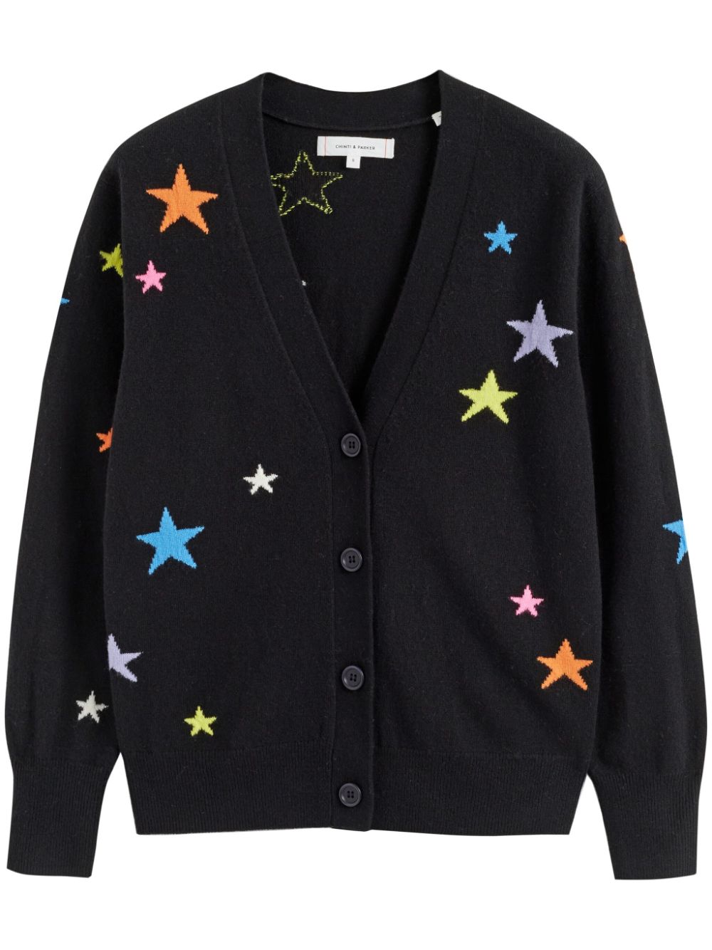 Chinti & Parker Star cardigan - Black von Chinti & Parker