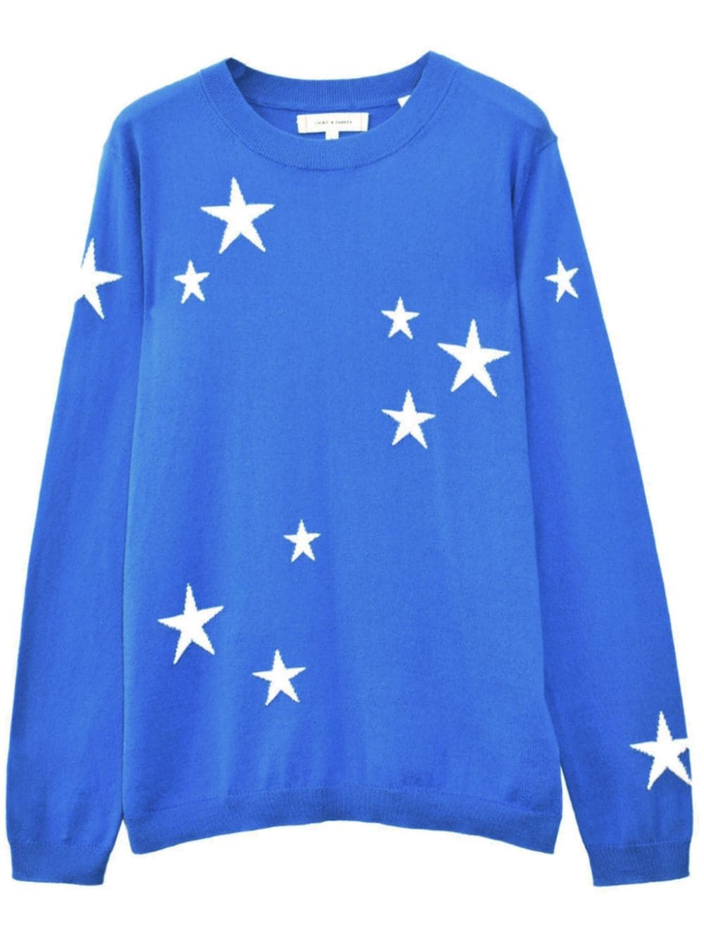 Chinti & Parker Summer Star knitted jumper - Blue von Chinti & Parker