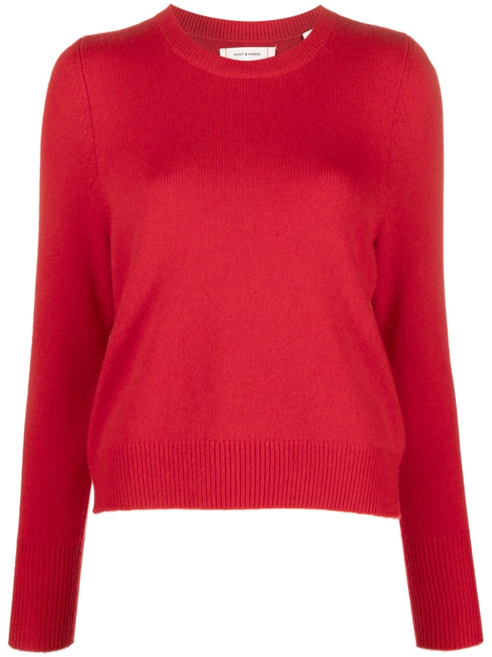 Chinti & Parker The Crop cashmere jumper - Red von Chinti & Parker