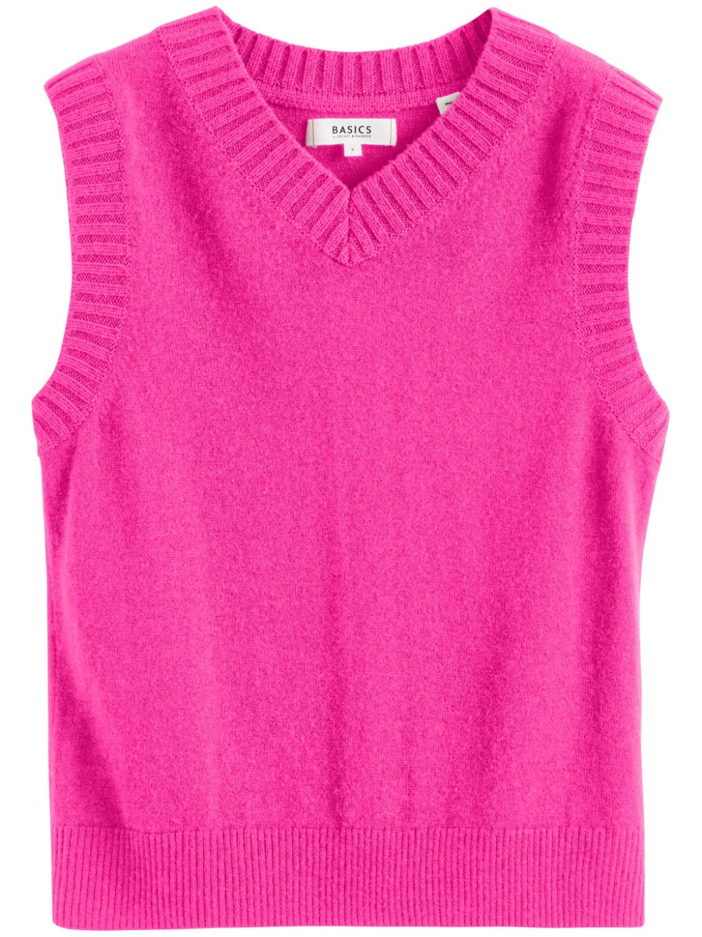 Chinti & Parker V-neck knitted top - Pink von Chinti & Parker