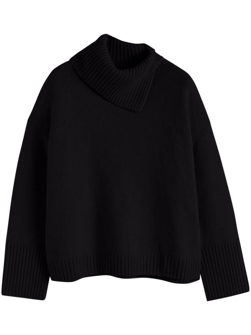 Chinti & Parker asymmetric cashmere jumper - Black von Chinti & Parker