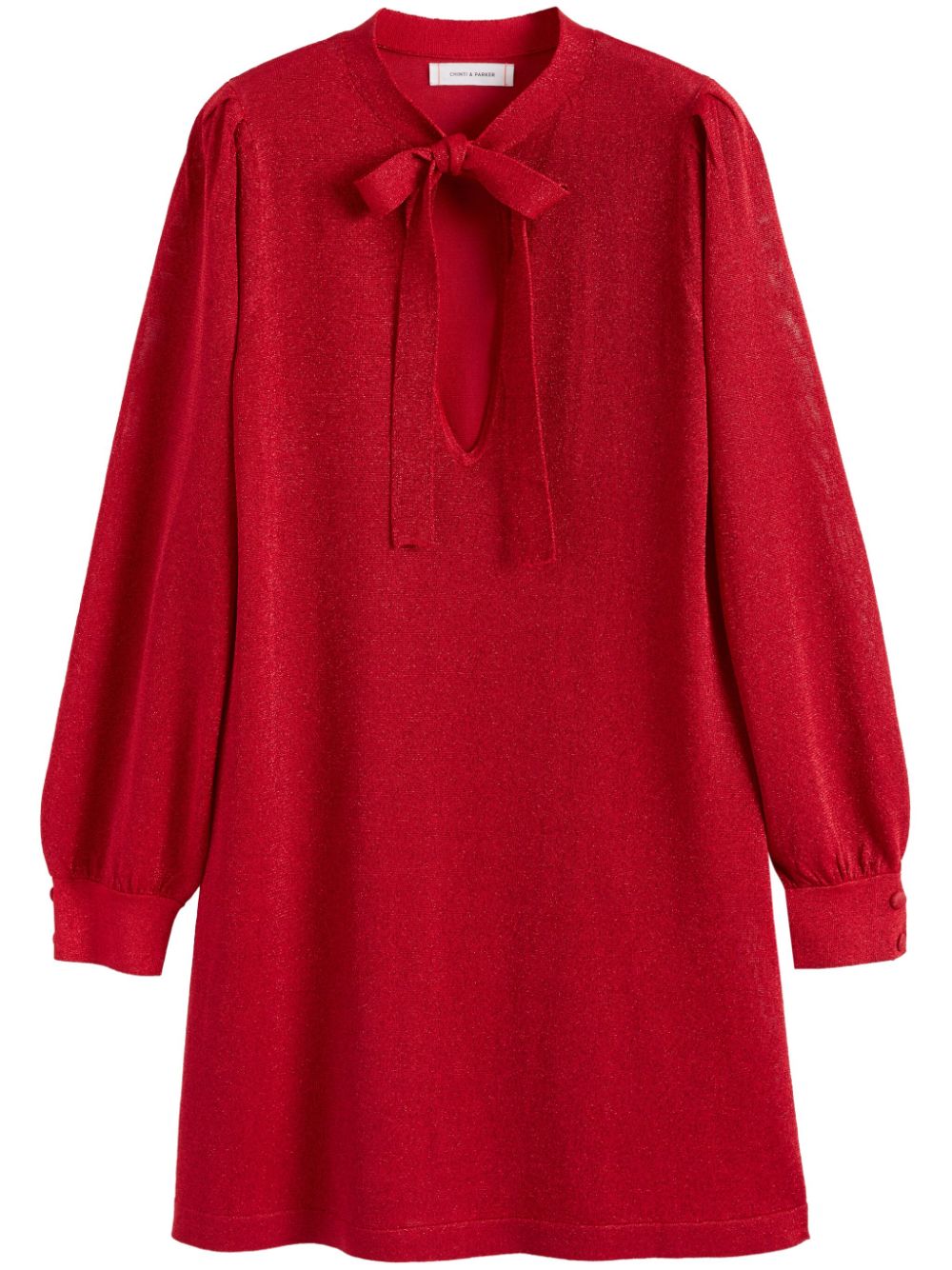 Chinti & Parker bow dress - Red von Chinti & Parker