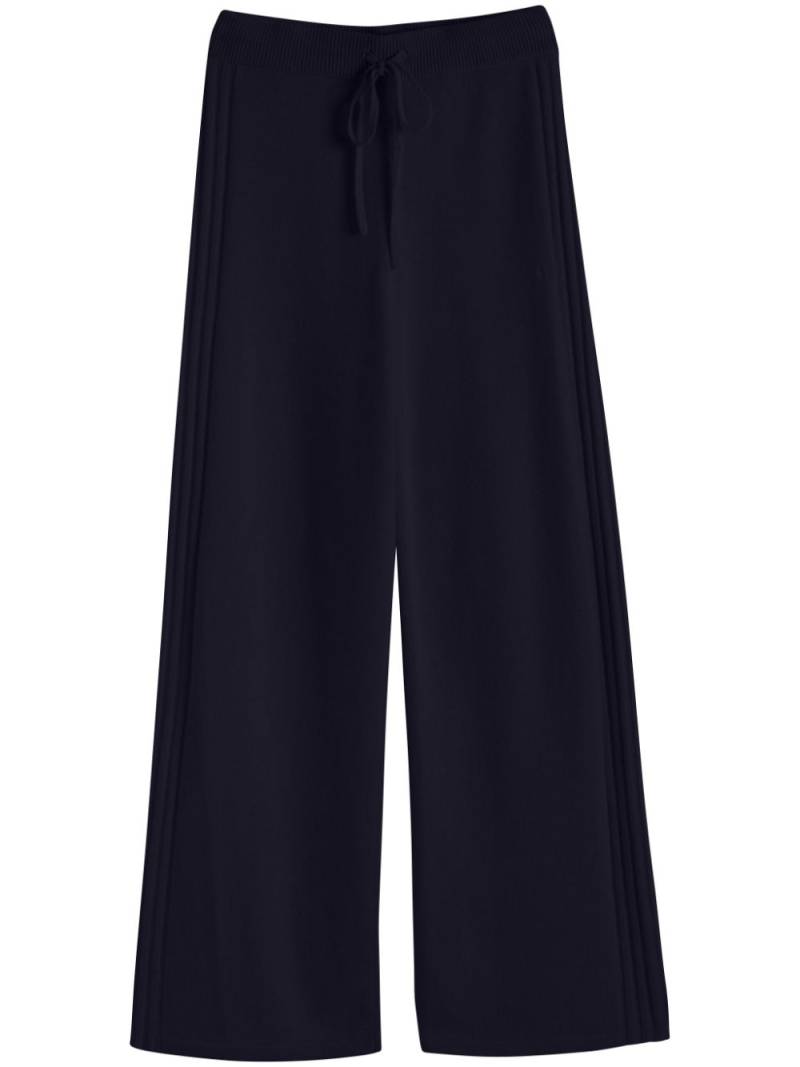 Chinti & Parker cashmere flared trousers - Blue von Chinti & Parker