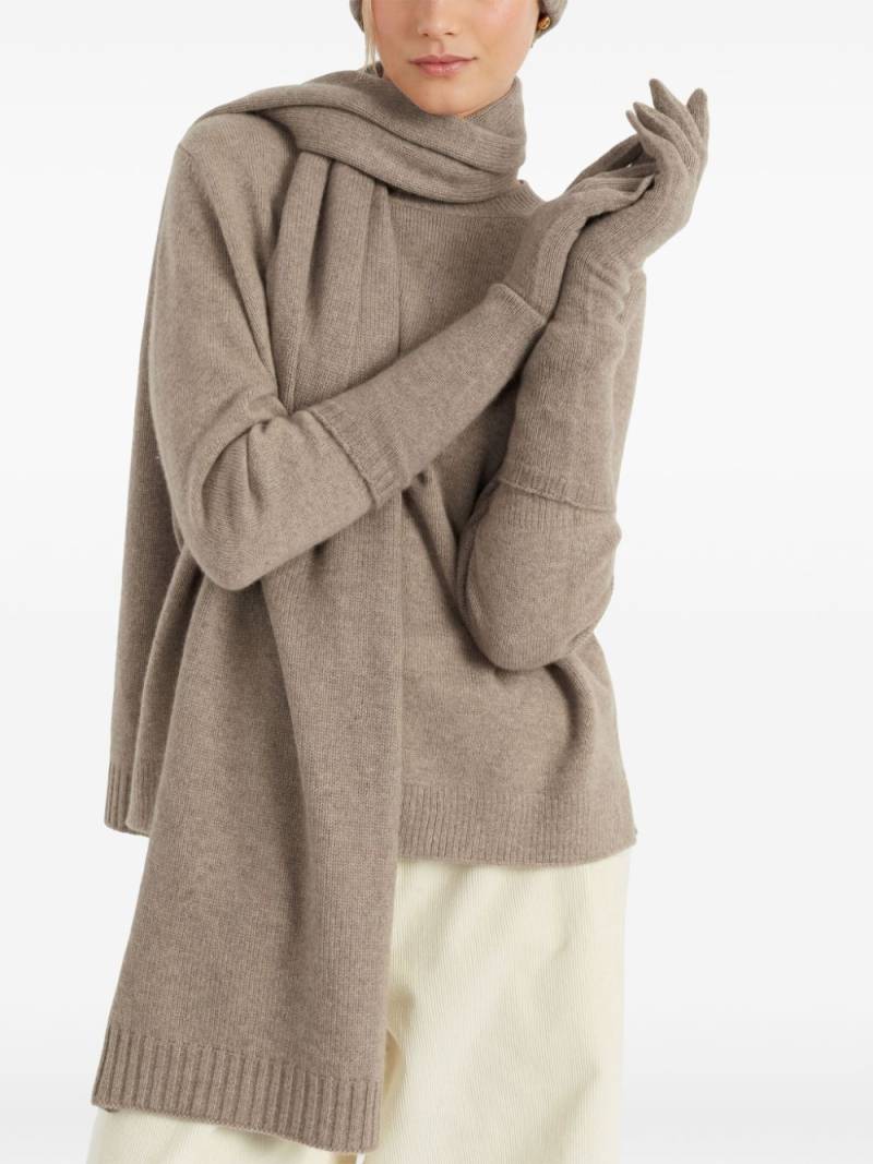 Chinti & Parker cashmere long gloves - Neutrals von Chinti & Parker