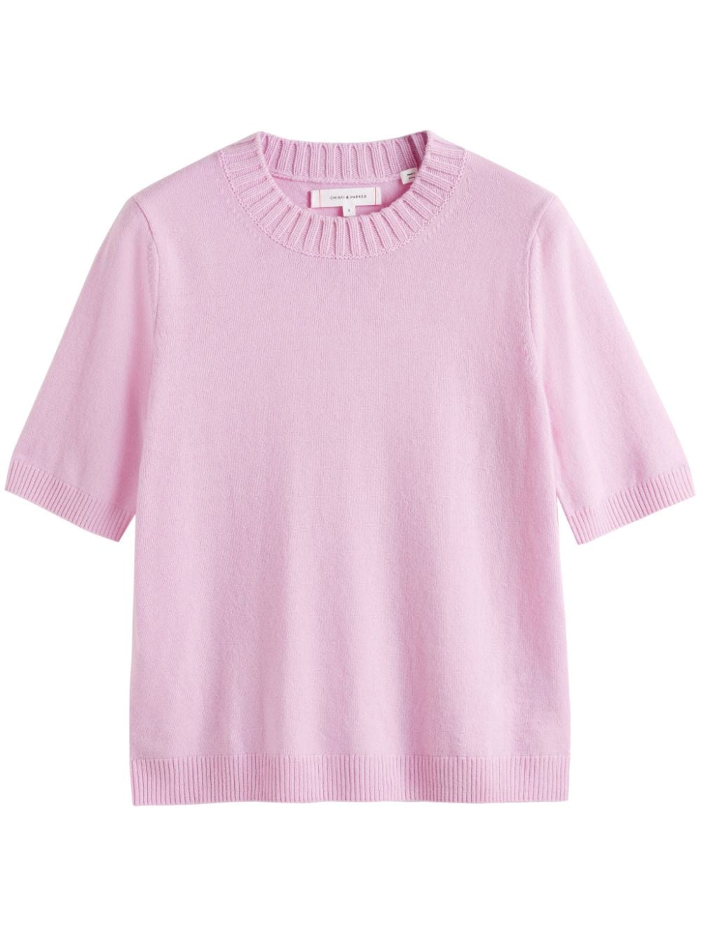 Chinti & Parker crew-neck knitted T-shirt - Pink von Chinti & Parker