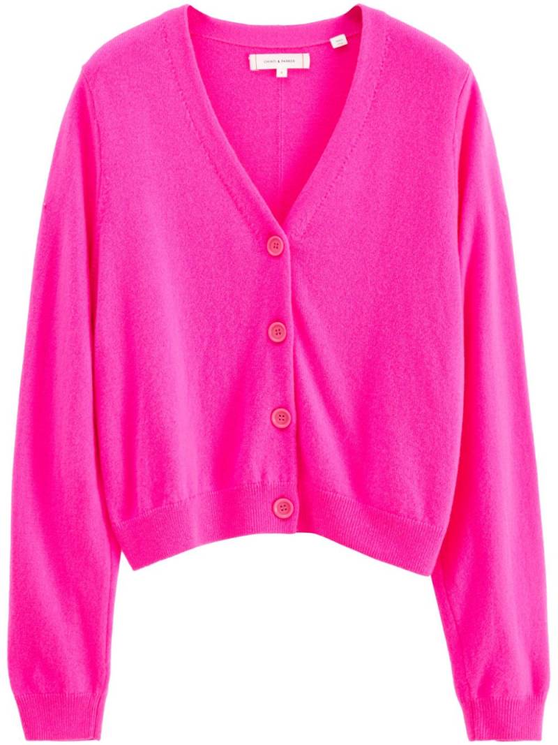 Chinti & Parker cropped wool blend cardigan - Pink von Chinti & Parker