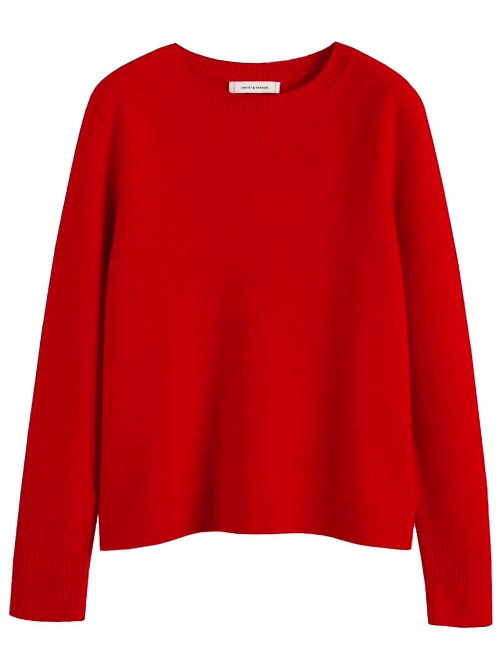 Chinti & Parker draped hem sweater - Red von Chinti & Parker