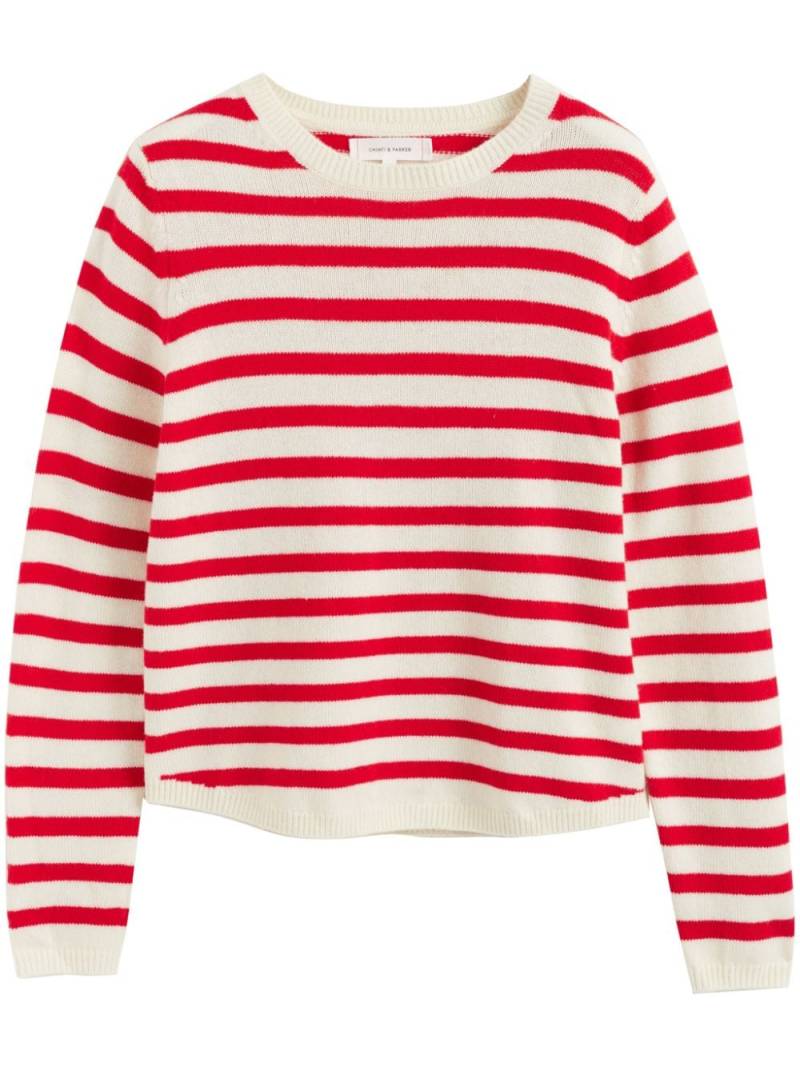 Chinti & Parker elbow-patch jumper - Red von Chinti & Parker