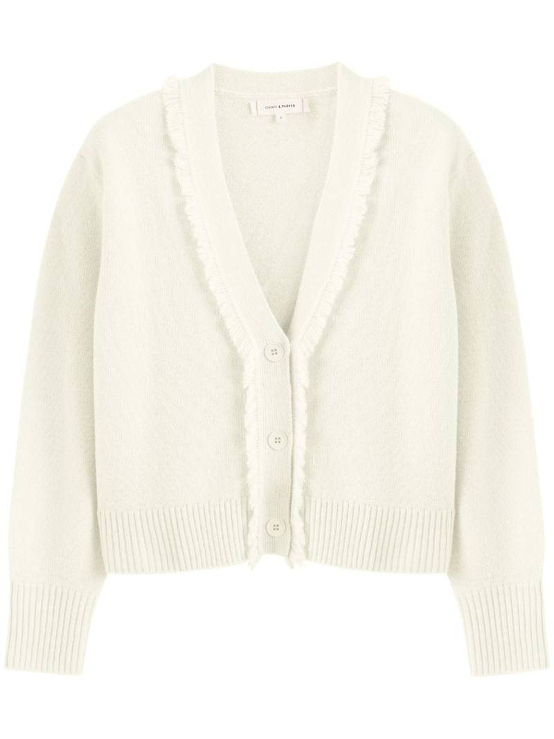 Chinti & Parker fringes-edge cardigan - Neutrals von Chinti & Parker