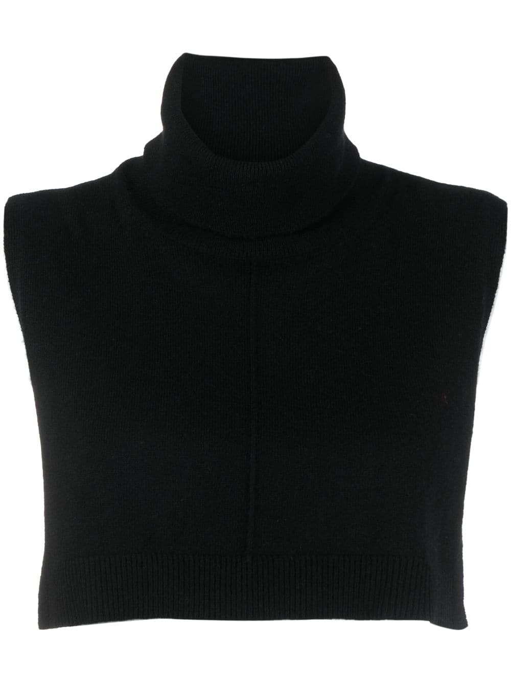 Chinti & Parker high-neck sleeveless knitted top - Black von Chinti & Parker