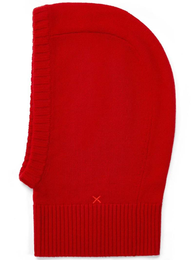 Chinti & Parker knitted balaclava - Red von Chinti & Parker